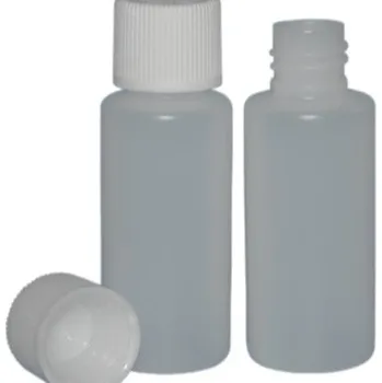 Lékovka 30 ml lahvička + uzávěr s dětskou pojistkou natur/bílá