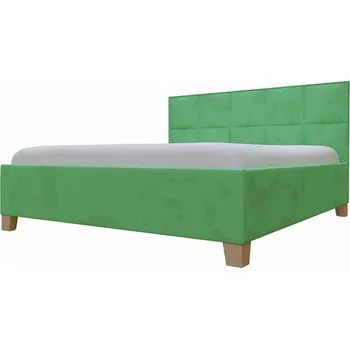 Postel Čalouněná postel Castor, 160x200 cm, Mrava Odstín moření: Ořech, Výběr čalounění: Velvet 2230, Výška čela postele: 110 cm