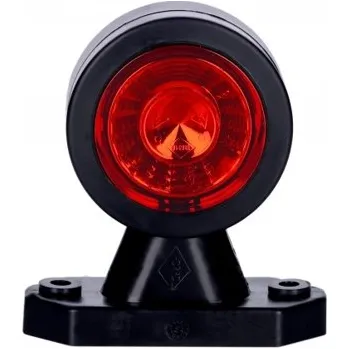 Přídavný světlomet světlo obrys.LED-červeno/bílé-12/24V-rovné-krátké L+P