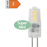 SMD LED Mini Capsule čirá 1,5W/G4/12V AC-DC/6000K/170Lm/360°