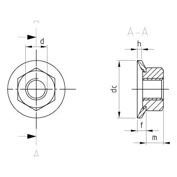 Matice Nerezová matice Art. 9085 A2 M 3