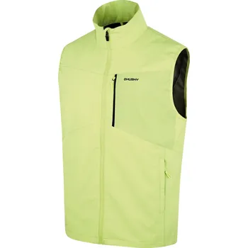 Pánská vesta Husky Pánská softshell vesta Salien M XXL, lt. green