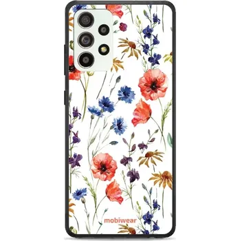 Pouzdro na mobilní telefon Lesklý kryt Mobiwear Glossy - Samsung Galaxy A52S 5G - G032G - Luční kvítí (Prémiové lesklé pouzdro, obal, kryt Mobiwear Glossy na mobil Samsung Galaxy A52S 5G - G032G - Luční kvítí, materiál Plast + TPU silikon - krytí po všech stranách, neošoupatelný)