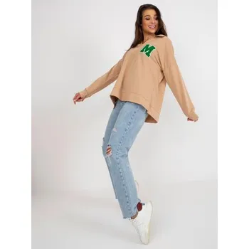 Dámská halenka Dámská halenka s límečkem SIBA hnědá