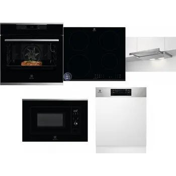 Set domácích spotřebičů ELECTROLUX KOEBP39X + ELECTROLUX LIR60433B + ELECTROLUX LFP326S + ELECTROLUX LMS2203EMX + ELECTROLUX EEM48300IX