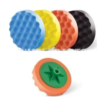 Oprava karosérie Boll profilovaná houbička na leštění na závit 150mm M14 (střední / oranžová), , BOLL, 0030110