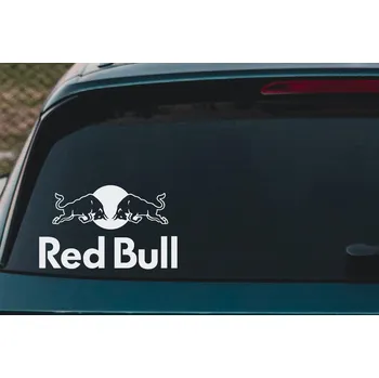 Samolepící dekorace Lepy.cz Samolepka na auto Red bull Velikost (šířka x výška): 20x12cm, Barevná varianta: Světle šedivá