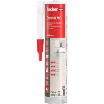 Tmel FISCHER Lepidlo Crystal MS průhledné 290ml