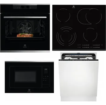 Set domácích spotřebičů ELECTROLUX KOEBP39X + ELECTROLUX EHF6547FXK + ELECTROLUX LMS4253TMX + ELECTROLUX EEM69410L