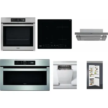 Set domácích spotřebičů WHIRLPOOL AKZ9 9480 IX + WHIRLPOOL WL B8160 NE + WHIRLPOOL AKR 749/1 IX + WHIRLPOOL ABSOLUTE AMW 730 IX + WHIRLPOOL WSIC 3M27 C + WHIRLPOOL ART 66112
