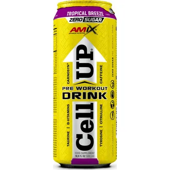Anabolizér Amix Nutrition CellUP PreWorkout Drink 12 x 500 ml Příchuť: tropical