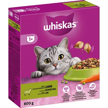 Krmivo pro kočku 800g Whiskas 1+ s jehněčím