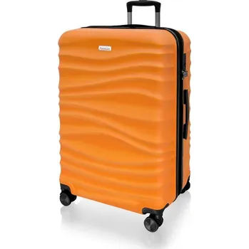 AVANCEA Skořepinový cestovní kufr DE33203 oranžový L 76x50x33 cm