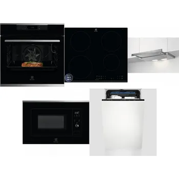 Set domácích spotřebičů ELECTROLUX KOEBP39X + ELECTROLUX LIR60433B + ELECTROLUX LFP326S + ELECTROLUX LMS2203EMX + ELECTROLUX EEM23100L