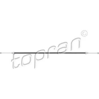 Lanko parkovací brzdy Tažné lanko, parkovací brzda, , 6394201185, 6394202585, A6394201185, A6394202585, TOPRAN, 408 989