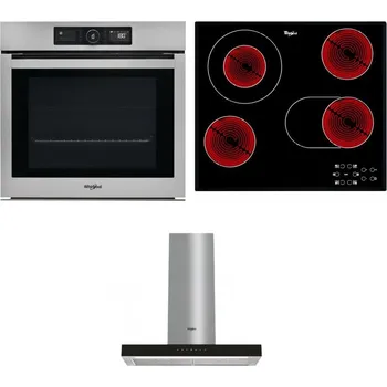 Set domácích spotřebičů WHIRLPOOL AKZ9 9480 IX + WHIRLPOOL AKT 8190/BA + WHIRLPOOL WHBS 62F LT K