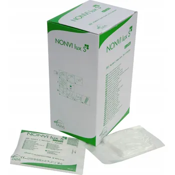 ZARYS International Group Komprese NONVI lux S, netkaná textilie, 30g, 5cm x 5cm, sterilní (2-10ks/bal) Varianta: 5cm x 5cm (3ks)