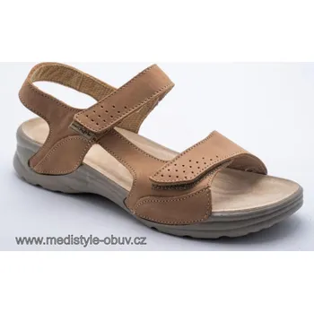 Dámská zdravotní obuv MEDISTYLE VĚRA 1V-T22/8 sandál béžový, béžová - 37