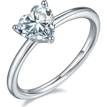 Prsten Olivie Stříbrný prsten SRDÍČKO 7402 Velikost prstenů: 8 (EU: 57-58) Ag 925; ≤0,8 g.