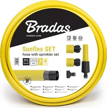 Zahradní hadice Bradas Sunflex Set 1/2" 20 m