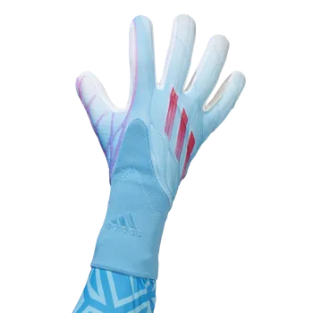 Brankářské rukavice adidas X Gl Pro HB8060 modré/růžové/bílé 8