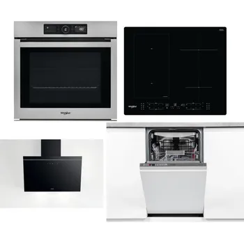 Set domácích spotřebičů WHIRLPOOL AKZ9 9480 IX + WHIRLPOOL WL B8160 NE + WHIRLPOOL AKR 62F LT K + WHIRLPOOL WSIO 3O34 PFE X
