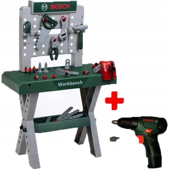 Dětská dílna Klein Bosch 8692 pracovní stůl s aku vrtačkou