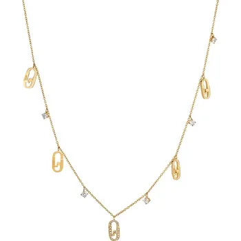 Náhrdelník Liu Jo Slušivý pozlacený náhrdelník s přívěsky Identity LJ1954 + 2 měsíce na vrácení zboží