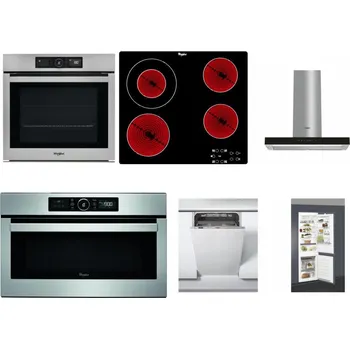 Set domácích spotřebičů WHIRLPOOL AKZ9 9480 IX + WHIRLPOOL AKT 8130/NE + WHIRLPOOL WHBS 62F LT K + WHIRLPOOL ABSOLUTE AMW 730 IX + WHIRLPOOL WSIC 3M27 C + WHIRLPOOL ART 66112