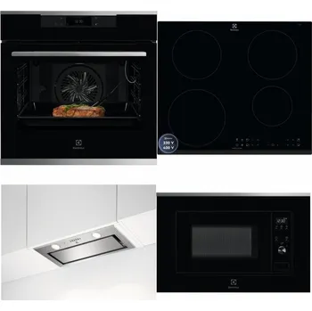 Set domácích spotřebičů ELECTROLUX KOEBP39X + ELECTROLUX LIR60433B + ELECTROLUX LFG716X + ELECTROLUX LMS2203EMX