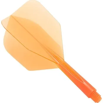 Šipka Letky na šipky Condor Zero Stress oranžové, Small letky a krátké násadky