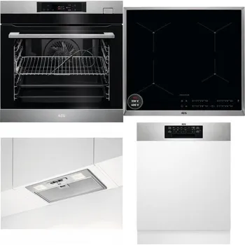 Set domácích spotřebičů AEG BSK782380M + AEG Mastery SenseBoil IAE64413XB + AEG DGB3523S + AEG FEE72706PM