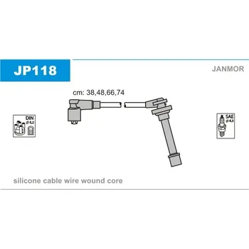 Zapalovací kabel Sada kabelů pro zapalování, , 2244057Y10, 2244073C10, JANMOR, JP118