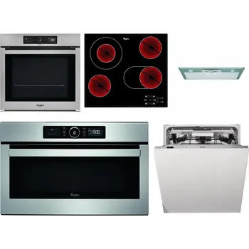 Set domácích spotřebičů WHIRLPOOL AKZ9 9480 IX + WHIRLPOOL AKT 8190/BA + WHIRLPOOL AKR 650/1 IX + WHIRLPOOL ABSOLUTE AMW 730 IX + WHIRLPOOL WIO 3O540 PELG