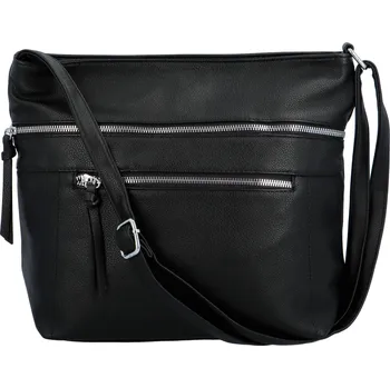 Kabelka Praktická dámská koženková crossbody Andrea, černá