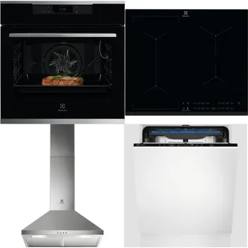 Set domácích spotřebičů ELECTROLUX KOEBP39X + ELECTROLUX EIV634 + ELECTROLUX LFC316X + ELECTROLUX EES48200L