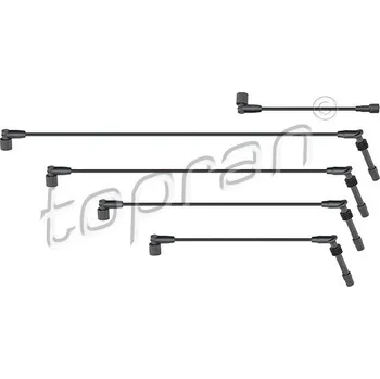 Zapalovací kabel Sada kabelů pro zapalování, , 1612606, 90510857, TOPRAN, 205 105