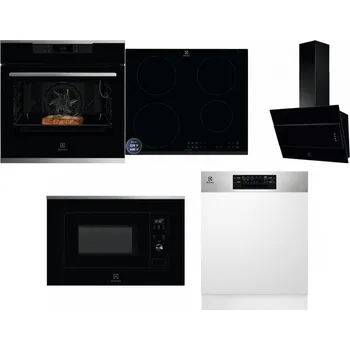 Set domácích spotřebičů ELECTROLUX KOEBP39X + ELECTROLUX LIR60433B + ELECTROLUX LFV316K + ELECTROLUX LMS2203EMX + ELECTROLUX EEM48300IX