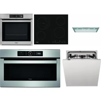 Set domácích spotřebičů WHIRLPOOL AKZ9 9480 IX + WHIRLPOOL AKT 8900 BA + WHIRLPOOL AKR 650/1 IX + WHIRLPOOL ABSOLUTE AMW 730 IX + WHIRLPOOL WIC 3C33 PFE