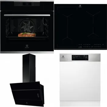 Set domácích spotřebičů ELECTROLUX KOEBP39X + ELECTROLUX EIV634 + ELECTROLUX LFV316K + ELECTROLUX EEM48300IX