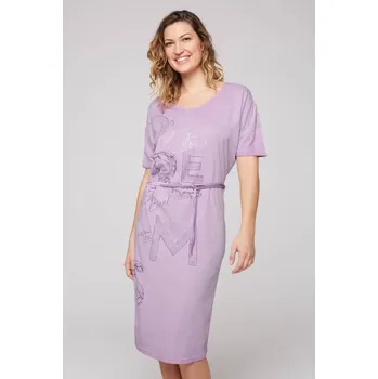 Dámské šaty Soccx ŠATY ST2303-7517-21 S, Fialová