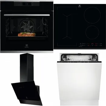 Set domácích spotřebičů ELECTROLUX KOEBP39X + ELECTROLUX LIV63431BK + ELECTROLUX LFV616K + ELECTROLUX EEA27200L