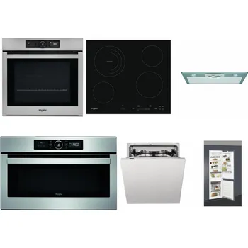 Set domácích spotřebičů WHIRLPOOL AKZ9 9480 IX + WHIRLPOOL AKT 8900 BA + WHIRLPOOL AKR 650/1 IX + WHIRLPOOL ABSOLUTE AMW 730 IX + WHIRLPOOL WIC 3C33 PFE + WHIRLPOOL ART 66112