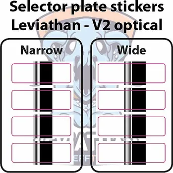 JeffTron Nálepka na kulisu pro Leviathan V2 Optical