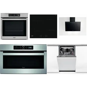 Set domácích spotřebičů WHIRLPOOL AKZ9 9480 IX + WHIRLPOOL WS Q2760 BF + WHIRLPOOL AKR 62F LT K + WHIRLPOOL ABSOLUTE AMW 730 IX + WHIRLPOOL WSIO 3O34 PFE X