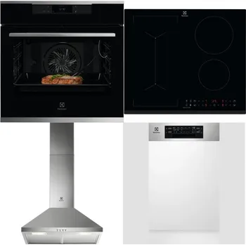 Set domácích spotřebičů ELECTROLUX KOEBP39X + ELECTROLUX LIV63431BK + ELECTROLUX LFC316X + ELECTROLUX EEM43300IX
