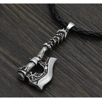 Náhrdelník B-TOP Pánský vikingský náhrdelník Sekera