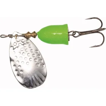 Umělá nástraha Kinetic rotační třpytka Gekko 5 g Silver / Green