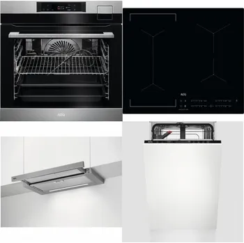 Set domácích spotřebičů AEG BSK792380M + AEG Mastery Bridge IKE64441IB + AEG DPE5660M + AEG Mastery GlassCare FSE73407P