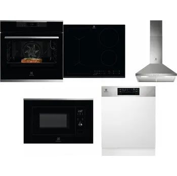 Set domácích spotřebičů ELECTROLUX KOEBP39X + ELECTROLUX LIV63431BK + ELECTROLUX LFC316X + ELECTROLUX LMS2203EMX + ELECTROLUX EEM48300IX